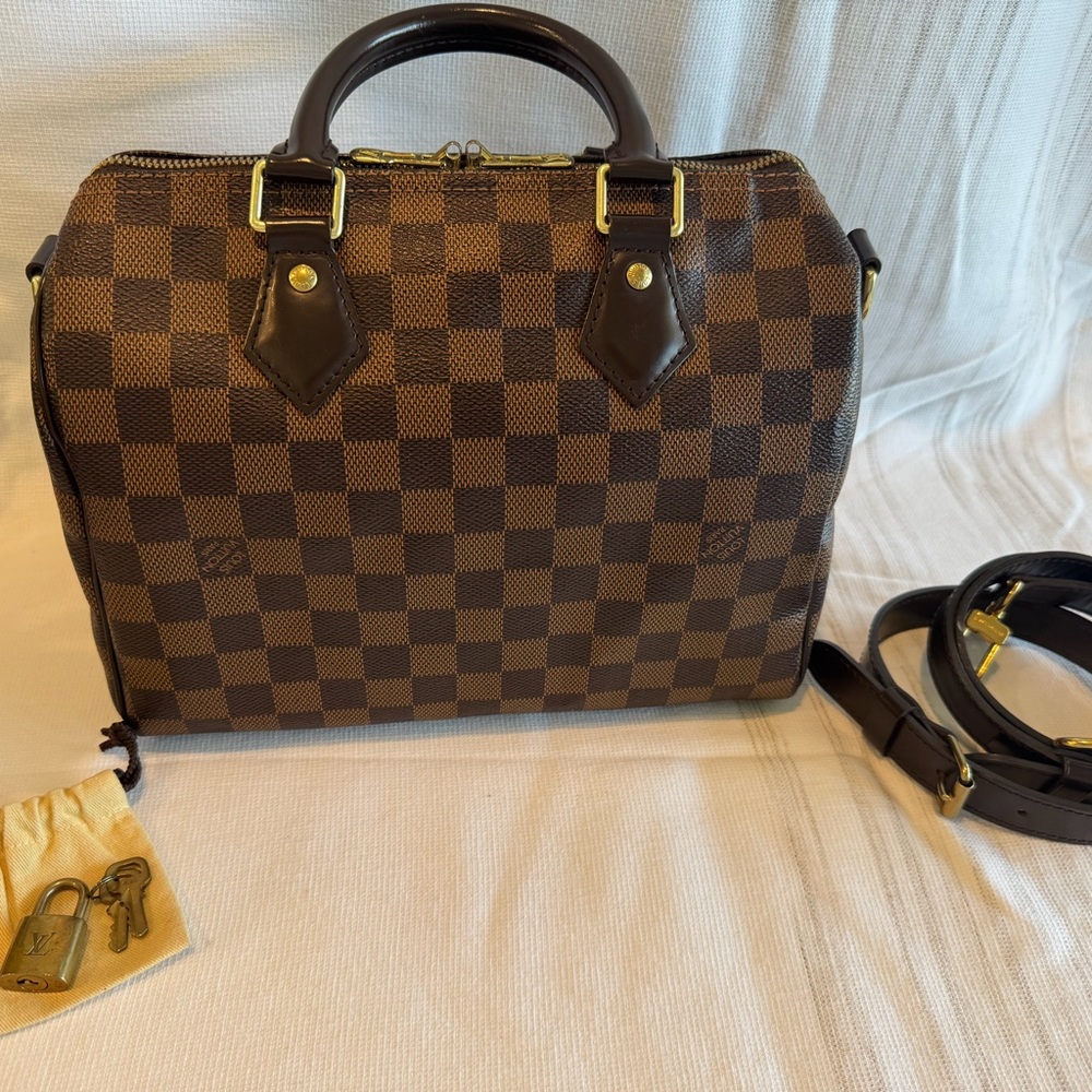 Louis Vuitton  Speedy Bandoulière 25 Damier Ebene